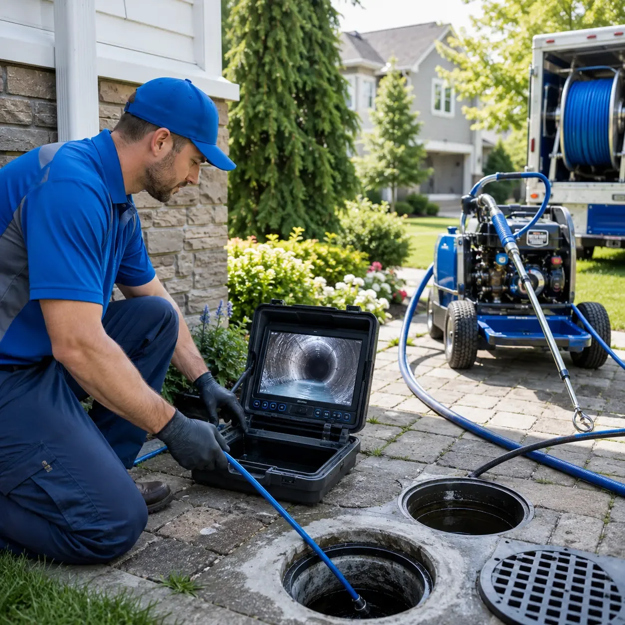 Outdoor drain cleaning professionals serving Eagle Lake, ME